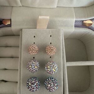 Sparkling Stud Earrings Set. Hillberg and Berk